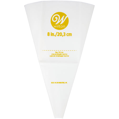 (4 pack) Wilton Reusable Featherweight Decorating Piping Bag, Plastic, 8-in. - Image 2