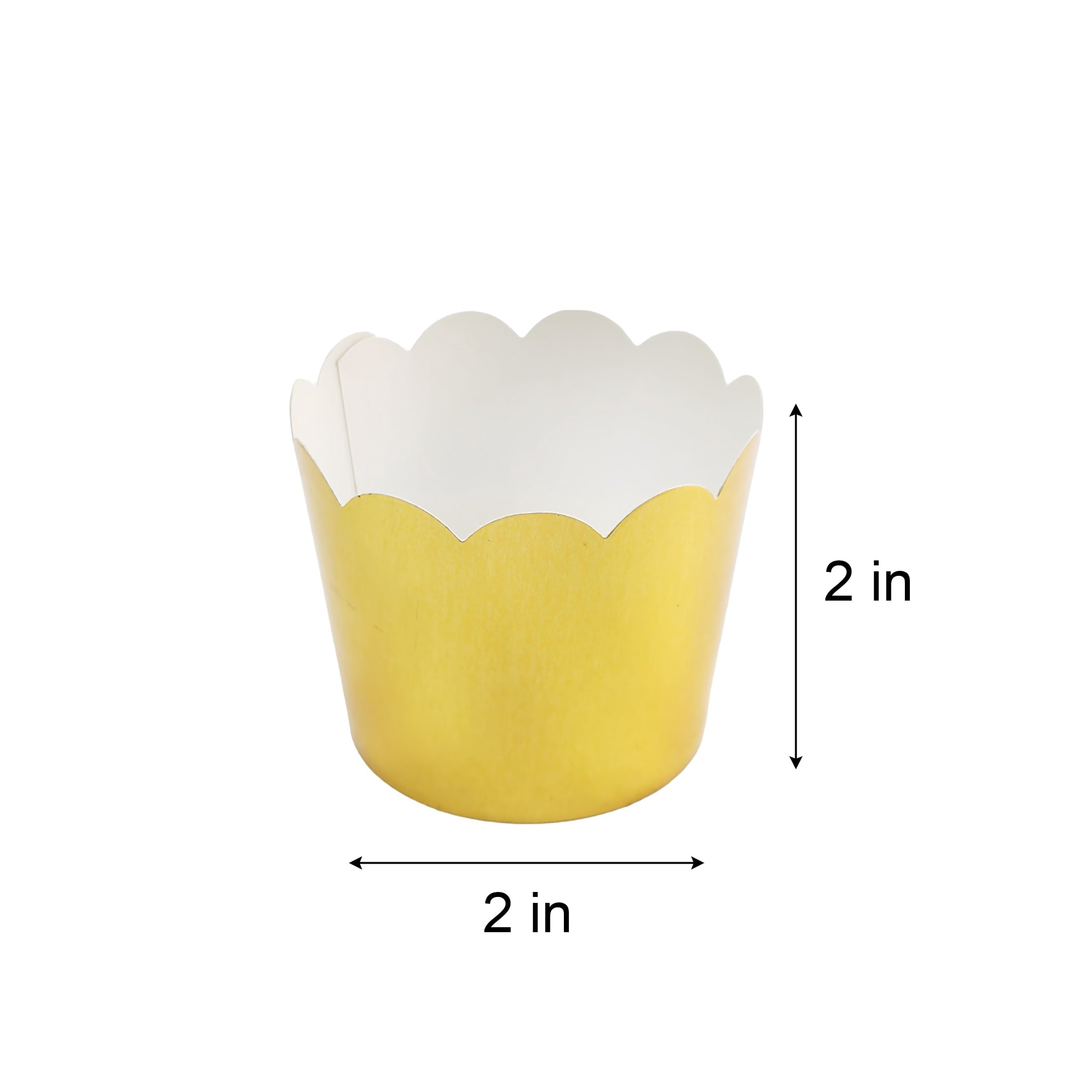 Gold Baking Cups, 24 Count, by Way To Celebrate - Image 5